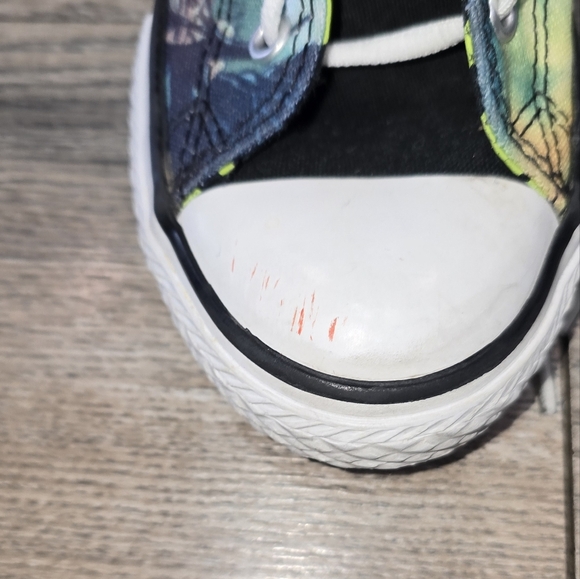 Converse Green Lantern DC Comics Chuck Taylor Sneakers Kids 3 - Picture 3 of 12